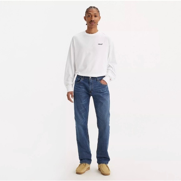 Levis 559 Relaxed Straight Men's Jeans Medium Wash Size 33x32 - Picture 1 of 9